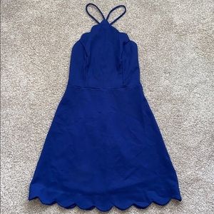 Lulus Criss-Cross open back mini dress